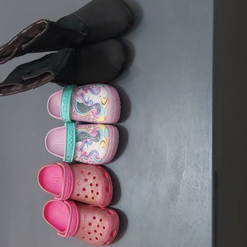 Lot of kid's Crocs